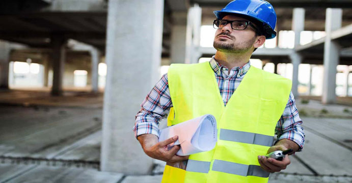 commercial roof inspector interior