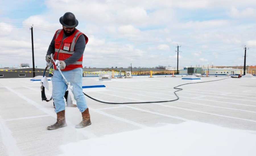 spraying gaco silicone spraying gaco silicone